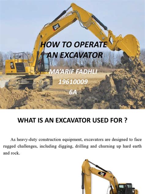 operate excavators|how to operate excavator pdf.